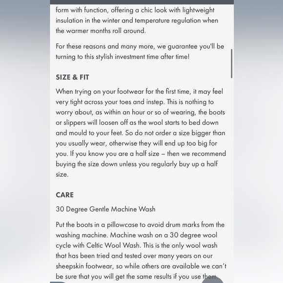 NWOT Celtic & Co. British Shearling Bootee Slippers - Picture 5 of 11